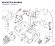 BRACKET BLACKBOX 83015611A diagram position