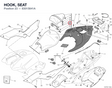 HOOK, SEAT 83015641A diagram position