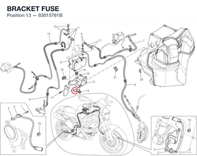 BRACKET FUSE 83015761B diagram position