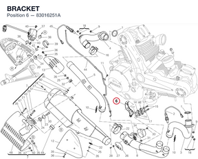 BRACKET 83016251A diagram position