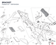 BRACKET 83016442AA diagram position