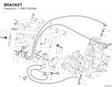 BRACKET 83017291BA diagram position