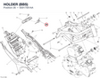 HOLDER (BBS) 83017501AA diagram position