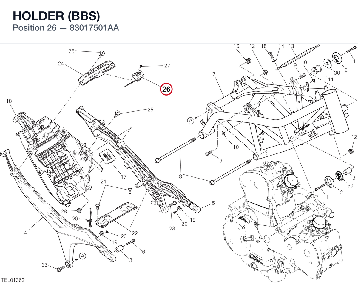 HOLDER (BBS) 83017501AA diagram position