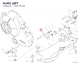 PLATE LEFT 83017781AA diagram position