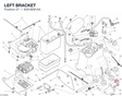 LEFT BRACKET 83018091AA diagram position