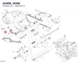 GUIDE, HOSE 83018271A diagram position