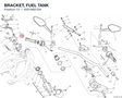 BRACKET, FUEL TANK 83018601DA diagram position