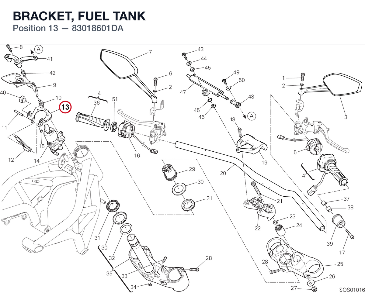 BRACKET, FUEL TANK 83018601DA diagram position