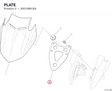 PLATE 83018991BA diagram position