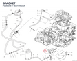 BRACKET 83019462AA diagram position