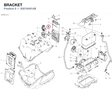 BRACKET 83019491AB diagram position