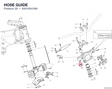 HOSE GUIDE 83019541BA diagram position