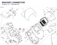 BRACKET, CONNECTOR 83019941AA diagram position