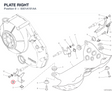 PLATE RIGHT 8301A191AA diagram position