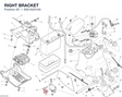 RIGHT BRACKET 8301A231AA diagram position