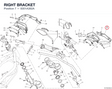 RIGHT BRACKET 8301A382A diagram position