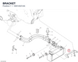 BRACKET 8301A521AA diagram position