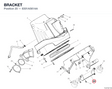 BRACKET 8301A561AA diagram position