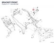 BRACKET FRONT 8301A621BA diagram position