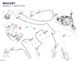 BRACKET 8301A771AA diagram position