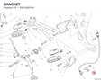 BRACKET 8301A821AA diagram position