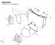 BRACKET 8301B881AA diagram position
