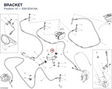 BRACKET 8301E041AA diagram position