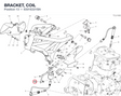 BRACKET, COIL 8301E221BA diagram position