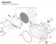 BRACKET 8301E241AA diagram position
