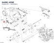 GUIDE, HOSE 8301E361A diagram position