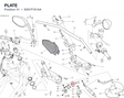 PLATE 8301F161AA diagram position