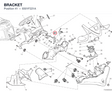 BRACKET 8301F221A diagram position