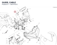 GUIDE, CABLE 8301F451A diagram position