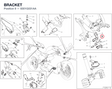BRACKET 8301G031AA diagram position