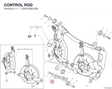 CONTROL ROD 8301G951AB diagram position