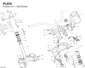 PLATE 8301H233A diagram position