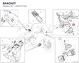 BRACKET 8301H771AA diagram position