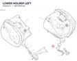 LOWER HOLDER LEFT 8301H981AA diagram position