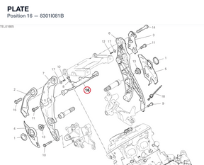 PLATE 8301I081B diagram position