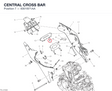 CENTRAL CROSS BAR 8301I971AA diagram position