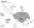BRACKET 8301J211AA diagram position