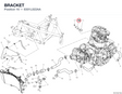 BRACKET 8301L022AA diagram position