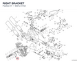 RIGHT BRACKET 8301L141AA diagram position