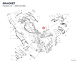 BRACKET 8301L211BA diagram position