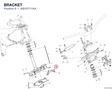 BRACKET 8301P711AA diagram position