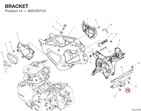 BRACKET 8301R071A diagram position