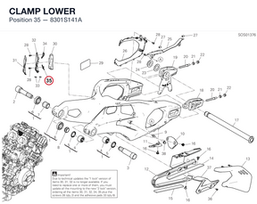 CLAMP LOWER 8301S141A diagram position