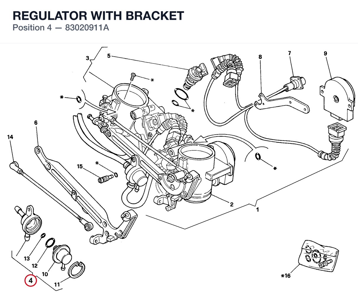 REGULATOR WITH BRACKET
