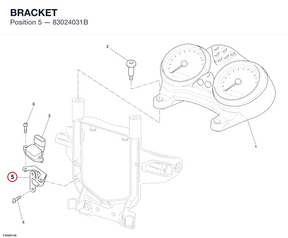 BRACKET 83024031B diagram position